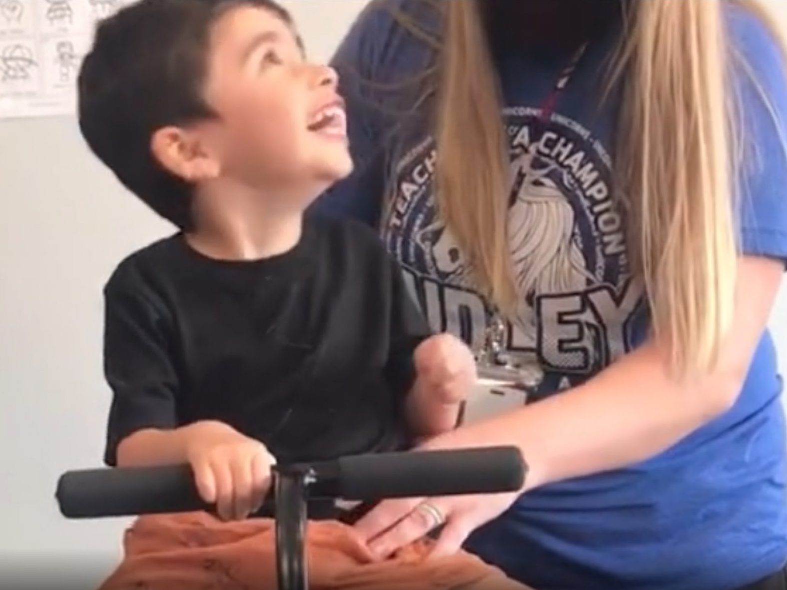 Child with Cerebral Palsy Riding the MiraColt